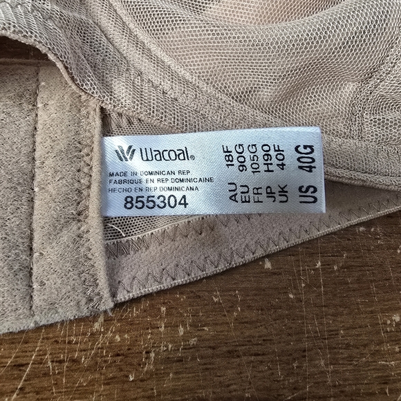 Wacoal Ultimate Lift Women's Sheer Lace Bra - Beige - Picture 10 of 10